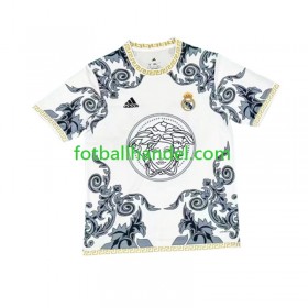 Herre Fotballdrakter Real Madrid Versace Edition Hjemme 2024-25 Kortermet Hvit
